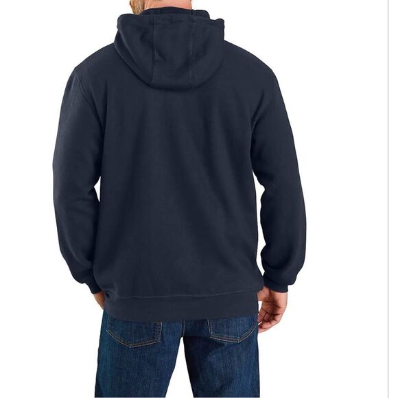 Carhartt Force Loose Fit Midweight Hooded Zip Front Sweatshirt Navy XXL NWT - Picture 2 of 8